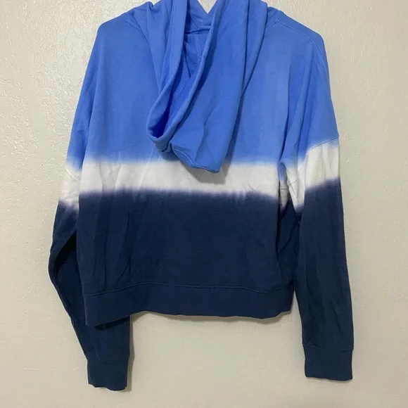 Calvin Klein Women's Dip Dye Logo Hoodie Sweatshirt - Picture 3 of 3